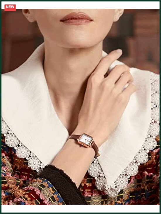 Vintage Mother of Pearl Dial Genuine Leather Strap Women\'s Watch main image 5